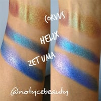 Image 5 of MULTICHROME Corvus chameleon pressed pan shimmery teal purple gold lime green