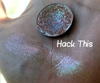 Image 3 of HACK THIS Multichrome chameleon pressed pan sherbet pink orange to pastel mint