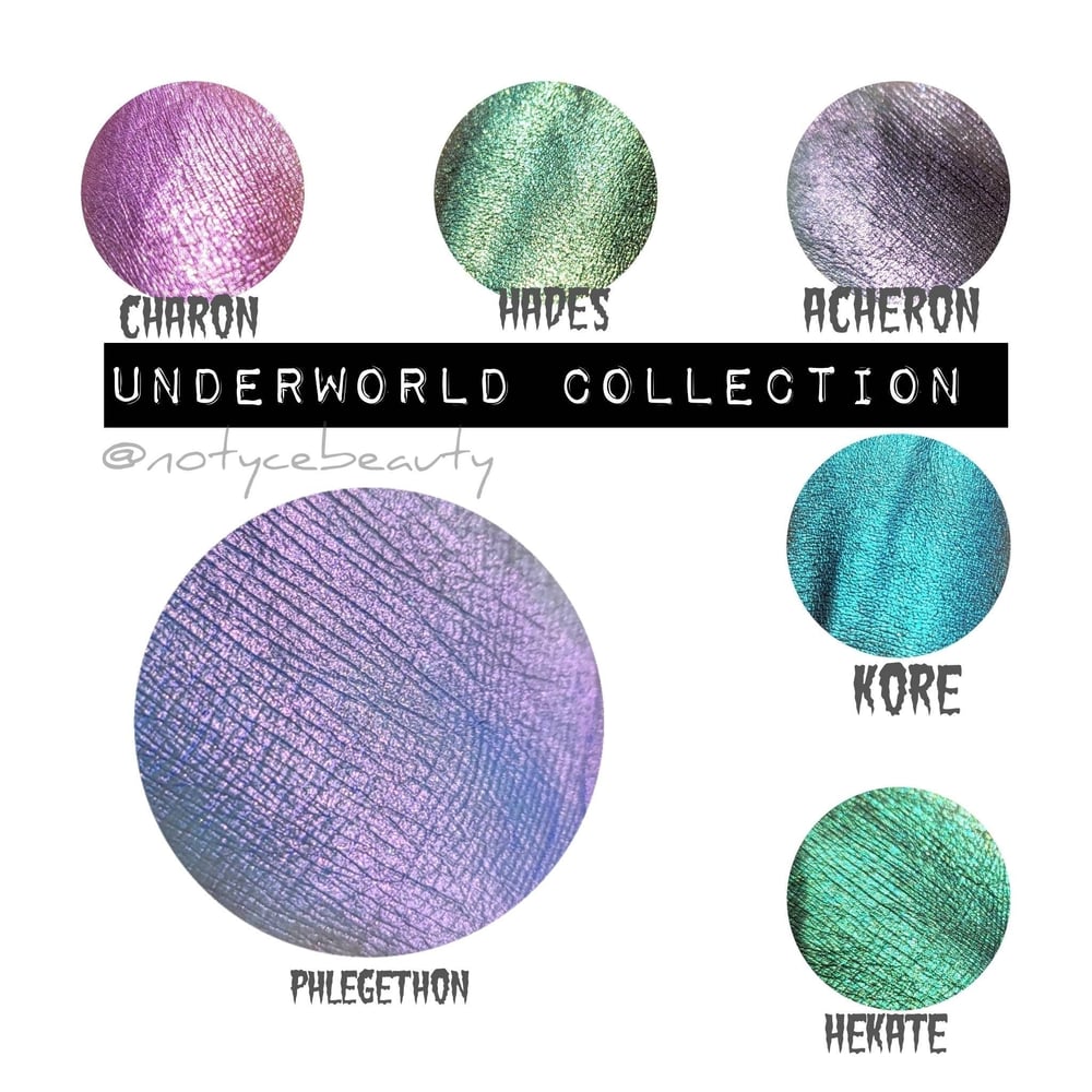 Image of UNDERWORLD Collection Multichrome 26mm Chameleon pressed pans neon