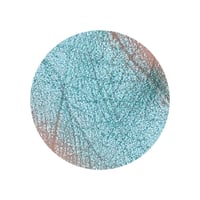 Image 1 of Mermaid silver turquoise teal metallic color shift 26mm pan duochrome shimmery