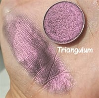 Image 4 of Multichrome 26mm Triangulum chameleon pressed pan orange red pink violet