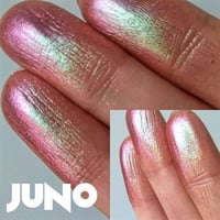 Image 2 of NEBULA Collection JUNO Multichrome chameleon pressed pan Silver green pink shift