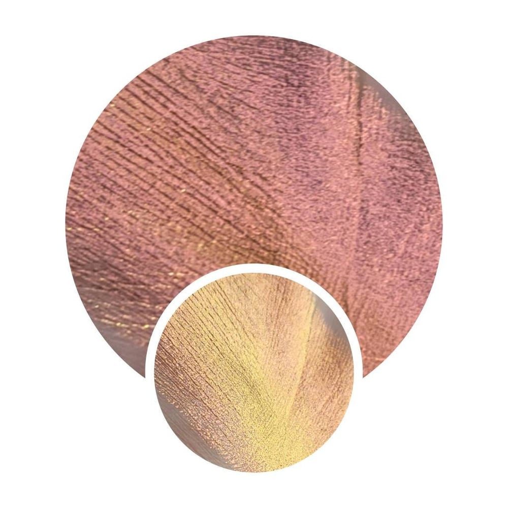 Image of Multichrome Sun Ray chameleon pressed pan shimmer Beige Sherbet Pink orange Gold