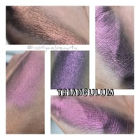 Image 5 of Multichrome 26mm Triangulum chameleon pressed pan orange red pink violet