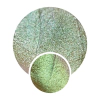 Image 1 of MULTICHROME Vulpecula chameleon pressed pan shimmery silver lime green gold