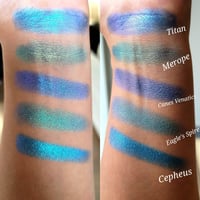 Image 2 of MULTICHROME bundle set of 5 chameleon Sea Goddess blue seagreen turquoise