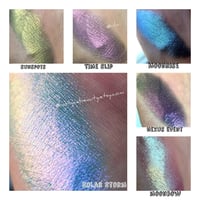 Image 5 of Multichrome 26mm Moonrise chameleon pressed pan Grey icy blue to darkened undertone