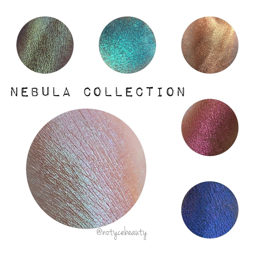 Image of NEBULA Collection Multichrome chameleon pressed pans BUNDLE SETS color shift