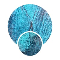 Image 1 of KORE darkened neon icy blue turquoise with Shimmer color shift pan