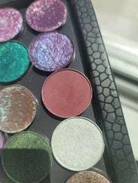 Image 4 of Kiss Matte eyeshadow soft red mauve pink color 26mm