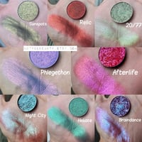 Image 3 of RANDOM SHADE DEAL Multichrome 26mm chameleon pressed pan metallic darkened undertone