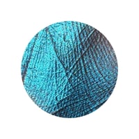 Image 2 of KORE darkened neon icy blue turquoise with Shimmer color shift pan