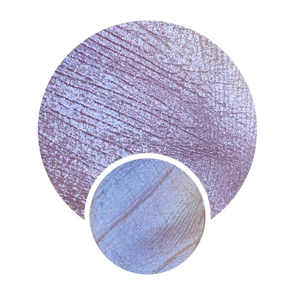 Image of Starstruck blue lavender purple color shift 26mm pan duochrome shimmery