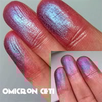 Image 5 of Omicron Ceti Multichrome chameleon pressed pan shimmery Reddish purple blue teal silver