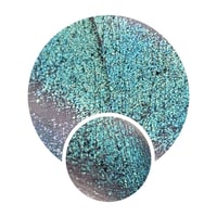Image 1 of HADES darkened jungle green to Egyptian dark gold with gold Shimmer color shift