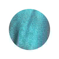 Image 3 of KORE darkened neon icy blue turquoise with Shimmer color shift pan