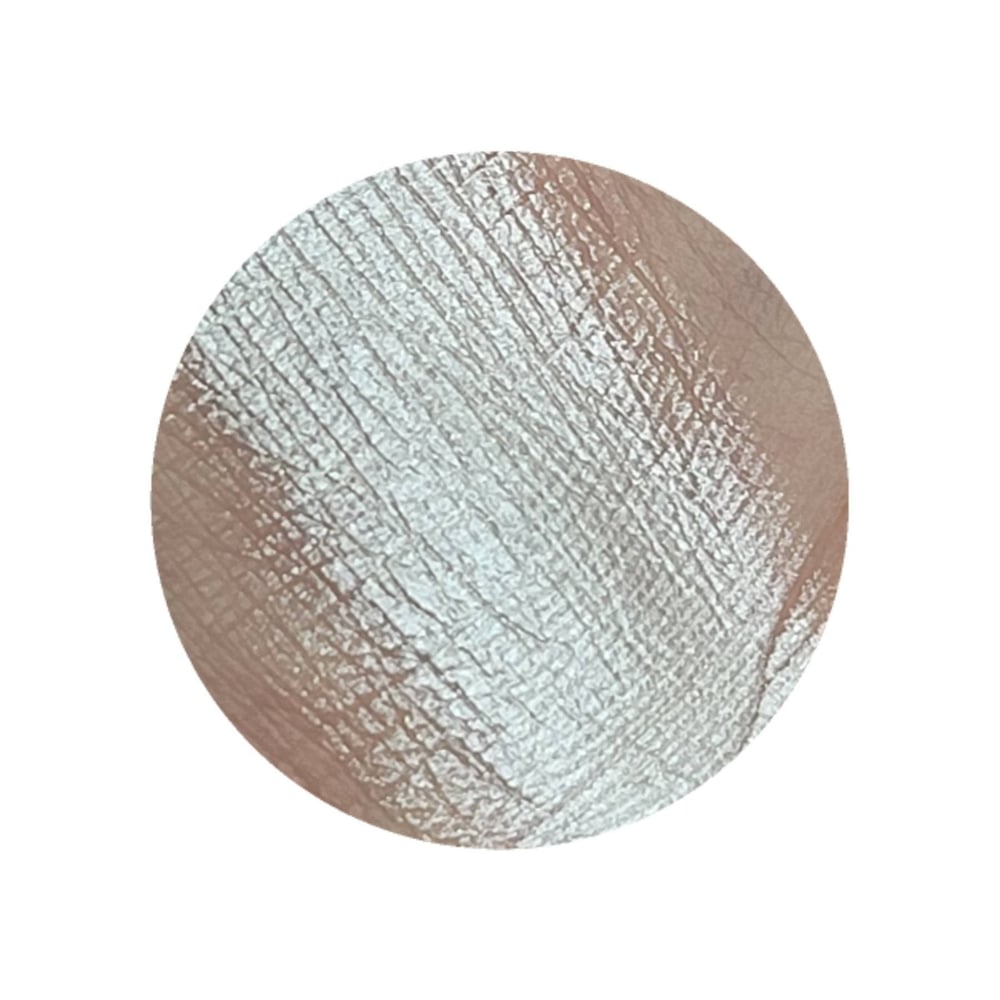 Image of Prism highlight diamond white color shift 26mm pan duochrome shimmery
