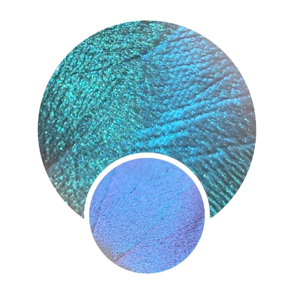 Image of HELIX multichrome color shift 26mm pressed pan vegan eyeshadow