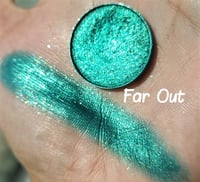 Image 2 of Far Out Multichrome chameleon pressed mermaid green darkened teal