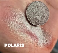 Image 3 of Multichrome 26mm Polaris chameleon pressed pan reddish burgundy silver mint color shift