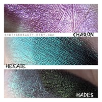 Image 5 of CHARON pink violet to orange tones with gold Shimmer