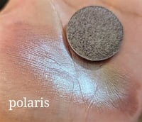 Image 4 of Multichrome 26mm Polaris chameleon pressed pan reddish burgundy silver mint color shift