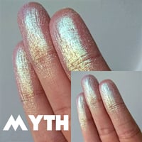 Image 3 of Folklore Collection Iridescent Duochromes Myth shimmery neon green to gold