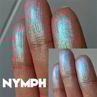 Image 4 of Folklore Collection Iridescent Duochromes Nymph shimmery green blue dupe