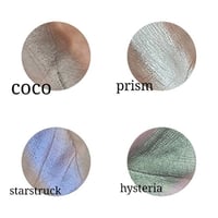 Image 5 of Prism highlight diamond white color shift 26mm pan duochrome shimmery