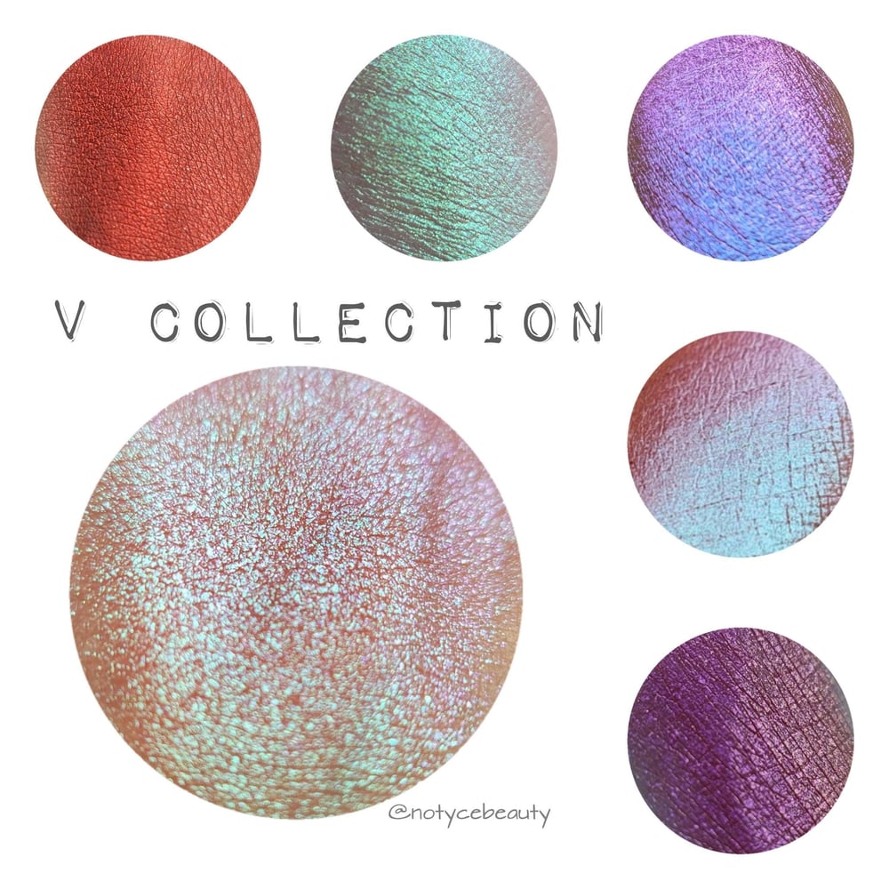 Image of V Collection Multichrome chameleon pressed pans BUNDLE SET color shift