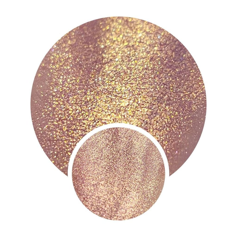 Image of Rebel Rebel Multichrome chameleon pressed dusty rose pink yellow gold shimmer