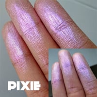 Image 4 of Folklore Collection Iridescent Duochrome Pixie violet lavender neon pink color shift trichrome