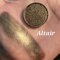 Image 3 of Multichrome 26mm Altair chameleon pressed pan reddish brown darkened olive gold