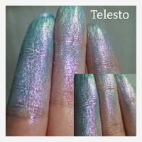 Image 2 of Magic Multichrome chameleon moonshifter Telesto mineral color shifting iridescent loose