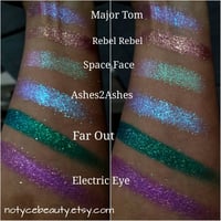 Image 4 of Rebel Rebel Multichrome chameleon pressed dusty rose pink yellow gold shimmer