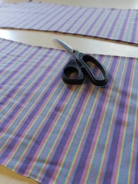Image 2 of Purple/blue stripe KAT Pants