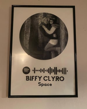 Image of Spiral Photo With Spotify Info