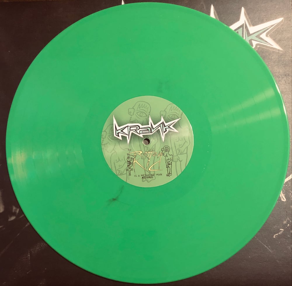 KRANK x REBEL EXPERIMENT X-1 (SPLIT LP) LTD GREEN