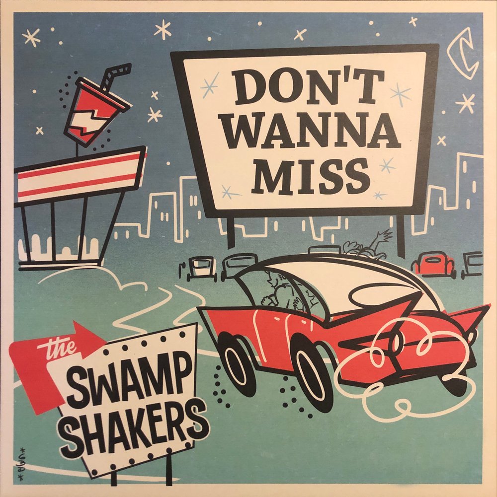 THE SWAMP SHAKERS - Don't Wanna Miss (LP) RED