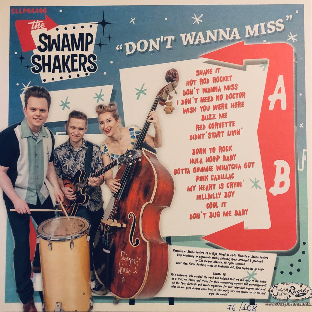 THE SWAMP SHAKERS - Don't Wanna Miss (LP) RED