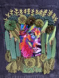Image 2 of HAND EMBROIDERED LION JACKET