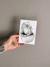 Image 1 of frog postcard