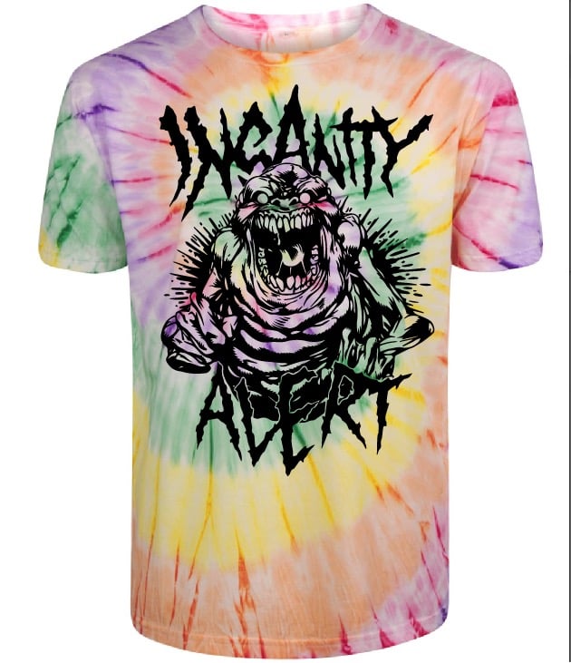 Image of Insanity Alert - Batik Slimer T-Shirt