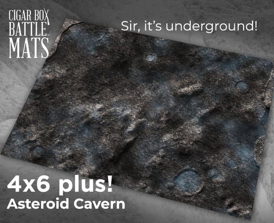 Image of Asteroid Cavern -- #2270 -- 6'x4' plus