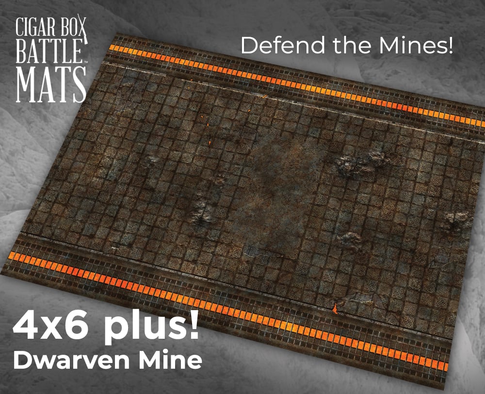 Dwarven Mine 2280 6 X4 Plus Cigar Box Battle Store   CBBM Promo Dwarven Mine 