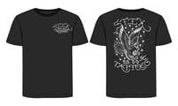  Flying Eyeball Tshirt in Black