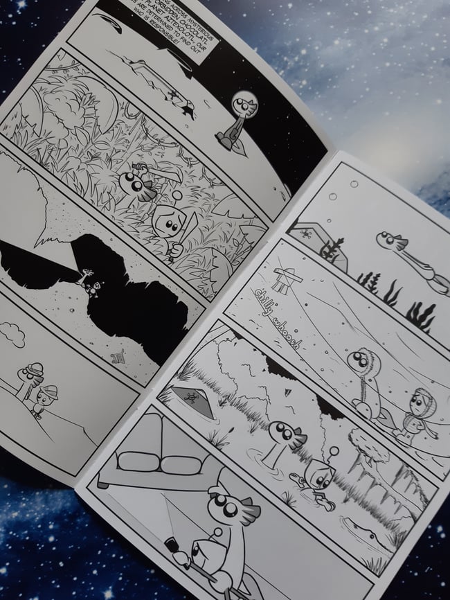 Issue 2: The Eggstra-Terrestrial!