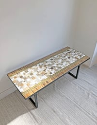 Image 3 of //VENDIDA//  MESA CENTRO MOSAICO CERÁMICO, AÑOS 60