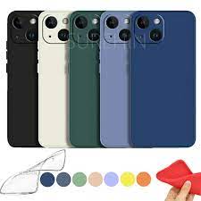 Image of Liquid Silicone Phone Case For iPhone 14 13 12 11 Pro XS Max XR X Original Soft Protection Cover For