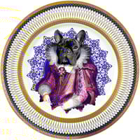 Image 1 of Lady Blondie - Large Fine China Plate - #0774
